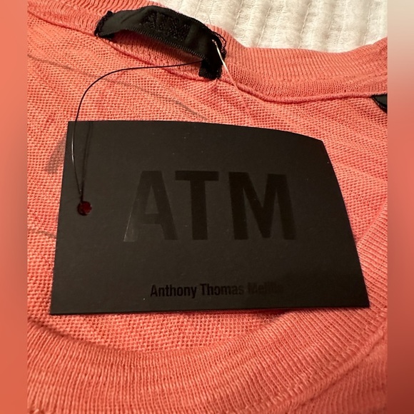 ATM Layered Slub Cotton-Jersey Dress - NWT - Size M - Picture 9 of 16